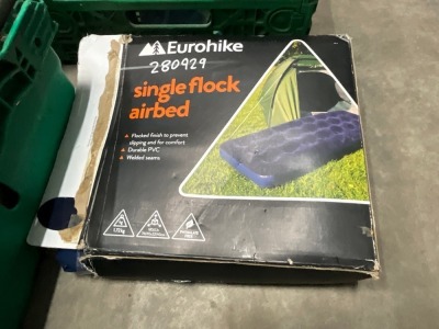 UNUSED EUROHIKE SINGLE FLOCK AIRBED