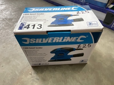 UNUSED SILVERLINE 240V DETAIL SANDER