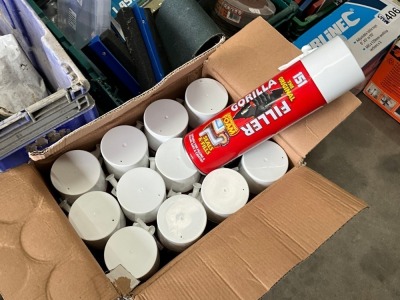 BOX TO INC. 12No. UNUSED EXPANDING FOAM