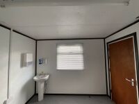 APPROX. 22ft x 9ft STEEL CLAD 2 OFFICE - 18