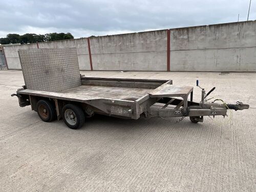 IFOR WILLIAMS 10ft x 6ft 3500KGS TWIN AXLE PLANT TRAILER
