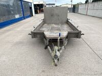 IFOR WILLIAMS 10ft x 6ft 3500KGS TWIN AXLE PLANT TRAILER - 2