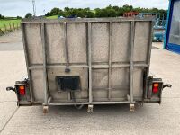 IFOR WILLIAMS 10ft x 6ft 3500KGS TWIN AXLE PLANT TRAILER - 8