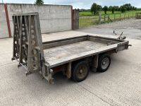 IFOR WILLIAMS 10ft x 6ft 3500KGS TWIN AXLE PLANT TRAILER - 9