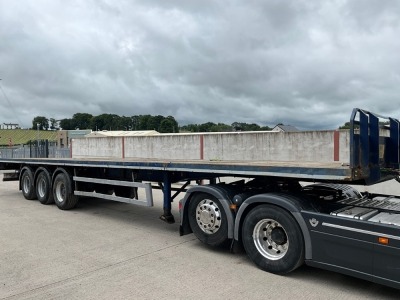 MONTRACON 45FT 39 TON TRI AXLE FLAT TRAILER ON AIR