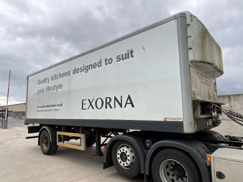 APPROX. 26ft SDC SINGLE AXLE BOX TRAILER ON AIR