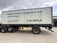 APPROX. 26ft SDC SINGLE AXLE BOX TRAILER ON AIR - 11