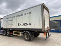 APPROX. 26ft SDC SINGLE AXLE BOX TRAILER ON AIR - 12