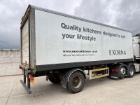 APPROX. 26ft SDC SINGLE AXLE BOX TRAILER ON AIR - 16