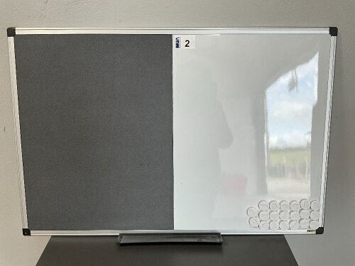 COMBINATION WALL DRYWIPE/ FELT BOARD