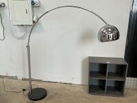 MODERN CHROME ARC FLOOR LAMP