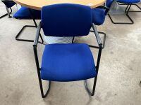 1200mm 4 SEATER ROUND MEETING TABLE - 2