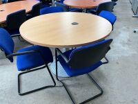 1200mm 4 SEATER ROUND MEETING TABLE - 4