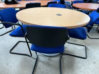 1200mm 4 SEATER ROUND MEETING TABLE - 6