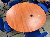 1200mm 4 SEATER ROUND MEETING TABLE - 2