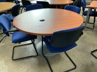 1200mm 4 SEATER ROUND MEETING TABLE - 6