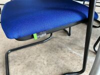 2400mm 6 SEATER OVAL MEETING TABLE - 5