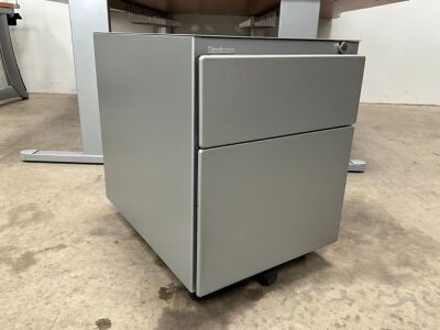 STEELCASE STEEL TWO DRAWER PEDESTAL