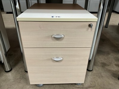 LAS TWO DRAWER PEDESTAL