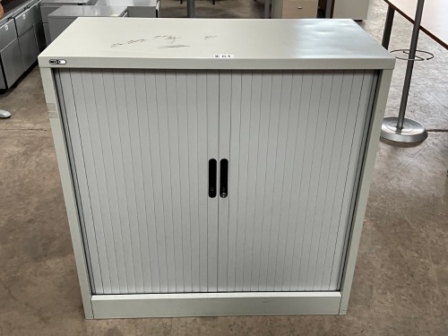 GO TWO DOOR TAMBOUR CABINET