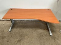 STEELCASE 1800mm RIGHT HAND WAVE DESK - 2