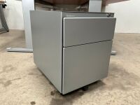 STEELCASE STEEL TWO DRAWER PEDESTAL