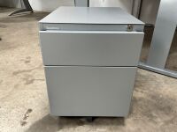 STEELCASE STEEL TWO DRAWER PEDESTAL - 2