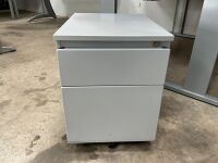 STEEL TWO DRAWER PEDESTAL - 2