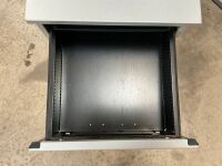 STEEL TWO DRAWER PEDESTAL - 4