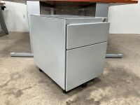 STEEL TWO DRAWER PEDESTAL