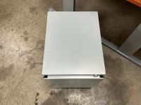 STEEL TWO DRAWER PEDESTAL - 3