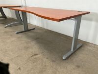 STEELCASE 1800mm RIGHT HAND WAVE DESK - 2