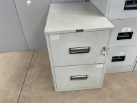 CHUBB TWO DRAWER FIREPROOF FILING CABINET - 2