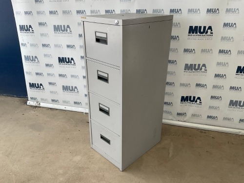 DESKCITY FOUR DRAWER FILING CABINET