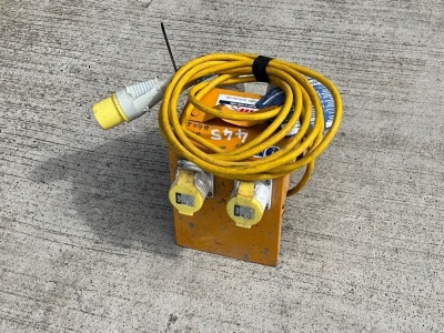 110v 4 WAY SPLITTER BOX