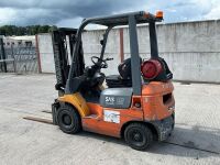 TOYOTA 15 1.5 TON GAS FORKLIFT - 3