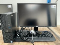 DELL OPTIPLEX 3060 SFF DESKTOP WORKSTATION & BENQ GW2270 HDMI LCD MONITOR