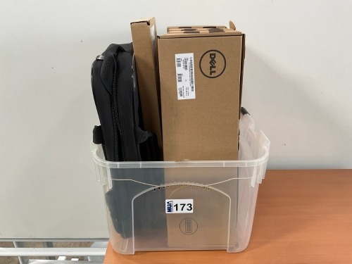 APPROX. 10No. UNUSED DELL WIRED KEYBOARDS, 1No. HP WIRED KEYBOARD & HP LAPTOP BAG