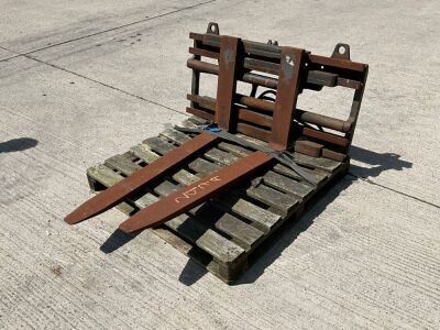 HYDRAULIC FORK POSITIONER TO SUIT FORKLIFT