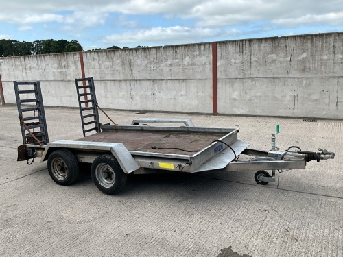LYNTON APPROX. 10ft x 6ft 3500KGS TWIN AXLE PLANT TRAILER