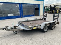 LYNTON APPROX. 10ft x 6ft 3500KGS TWIN AXLE PLANT TRAILER - 3