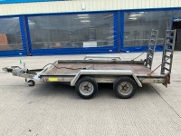 LYNTON APPROX. 10ft x 6ft 3500KGS TWIN AXLE PLANT TRAILER - 4