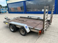 LYNTON APPROX. 10ft x 6ft 3500KGS TWIN AXLE PLANT TRAILER - 7