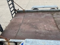 LYNTON APPROX. 10ft x 6ft 3500KGS TWIN AXLE PLANT TRAILER - 12
