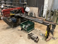 BOMAR STG260GM 3 PHASE BANDSAW & ROLLER TABLE