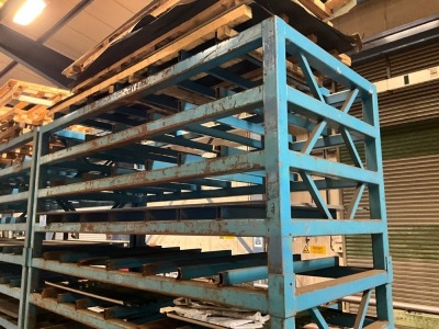 APPROX. 3400mm x 1500mm x 1500mm HEAVY DUTY METAL STORAGE RACK