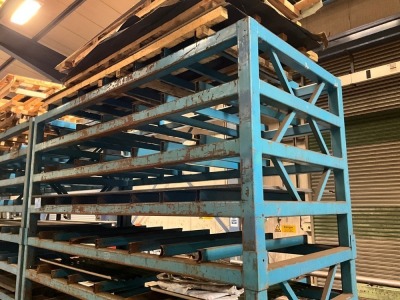 APPROX. 3400mm x 1500mm x 1500mm HEAVY DUTY METAL STORAGE RACK