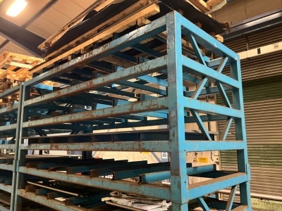 APPROX. 3400mm x 1500mm x 1500mm HEAVY DUTY METAL STORAGE RACK