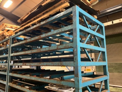 APPROX. 3400mm x 1500mm x 1500mm HEAVY DUTY METAL STORAGE RACK
