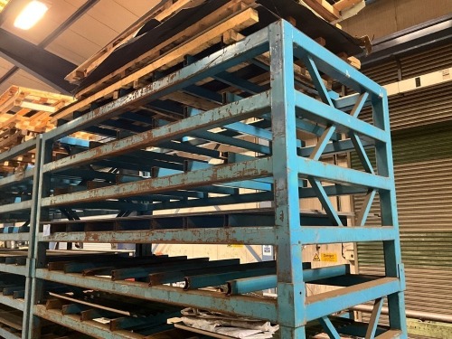 APPROX. 3400mm x 1500mm x 1500mm HEAVY DUTY METAL STORAGE RACK